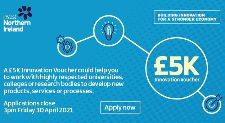 Invest Northern Ireland Innovation Voucher Graphic